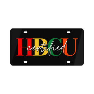 
                  
                    HBCU License Plate
                  
                